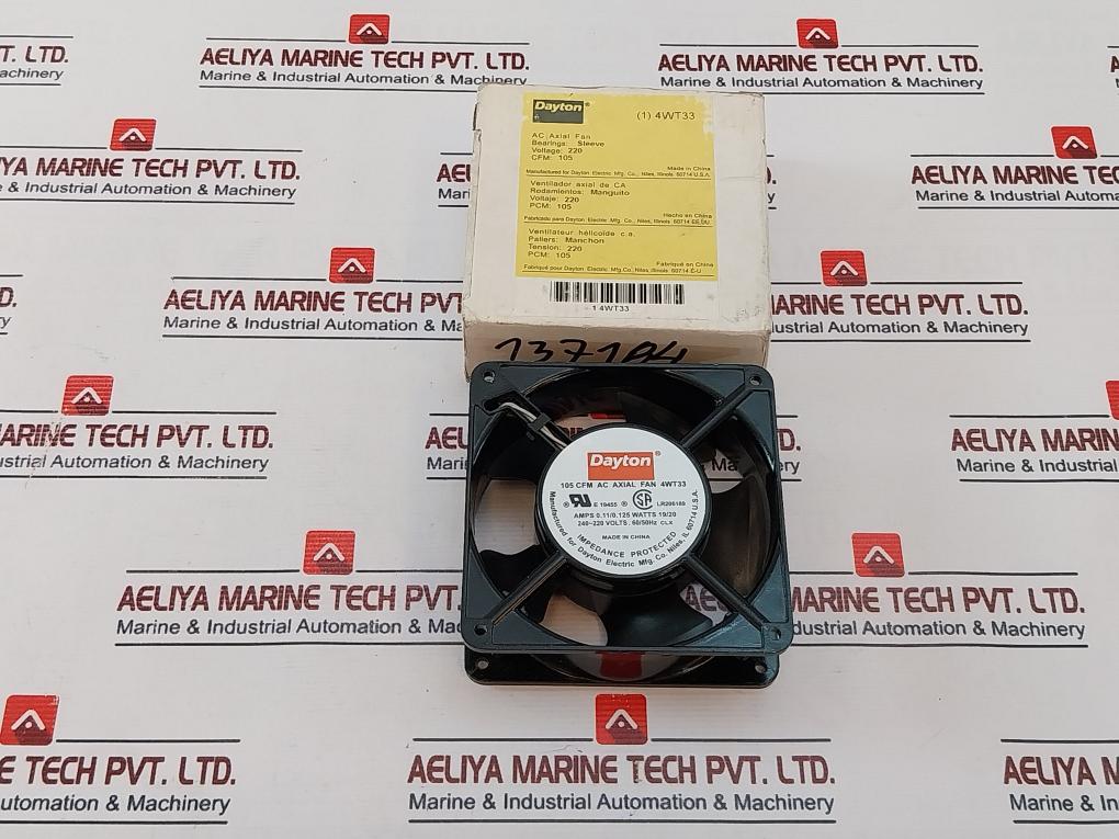 Dayton 4Wt33 Standard Square Axial Fan 