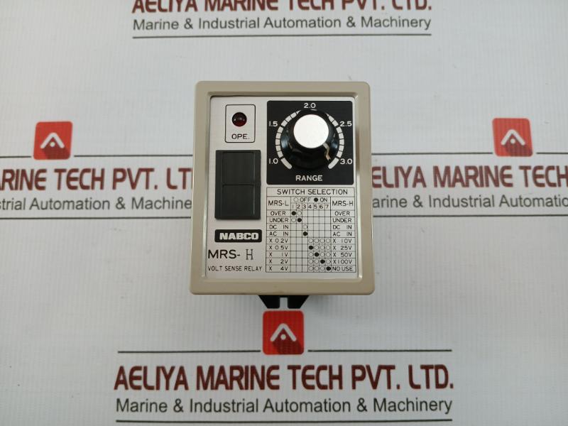 Dc24v Sense Relay Nabco Mrs-H Volt In New