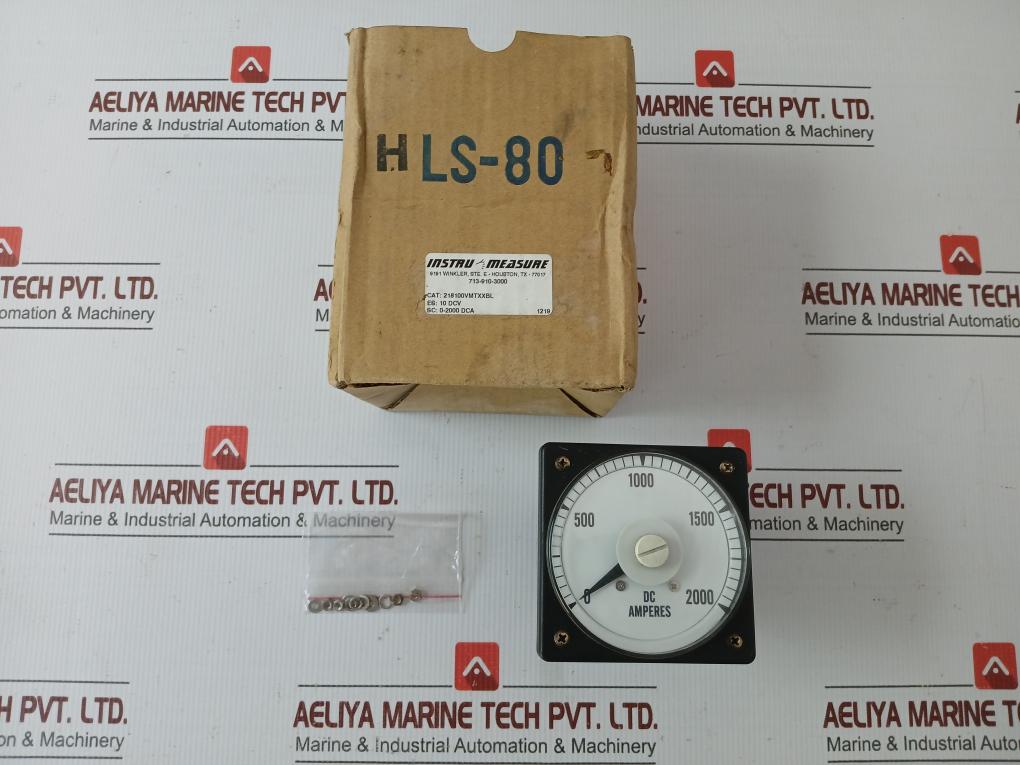 Dc Ammeter 218100vmtxxbl Instru-Measure 0-2000a 10v - 390 Gm