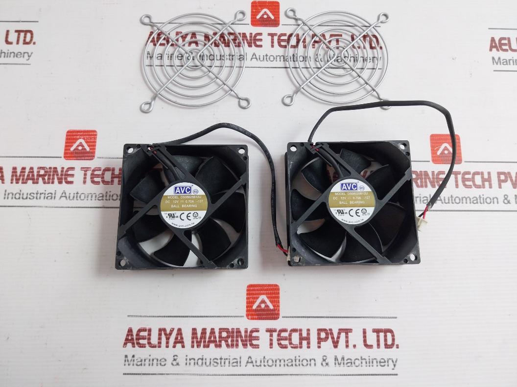 Dc Cooling Fan 12v 0.70a Brand Avc Part Number: Ds08025b12u