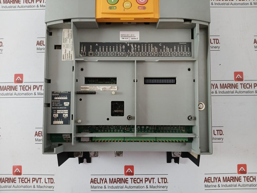 Dc Motor Speed Controller Ac 3ph 50/60hz By Parker 599p-53260010-Tp00-U4a0