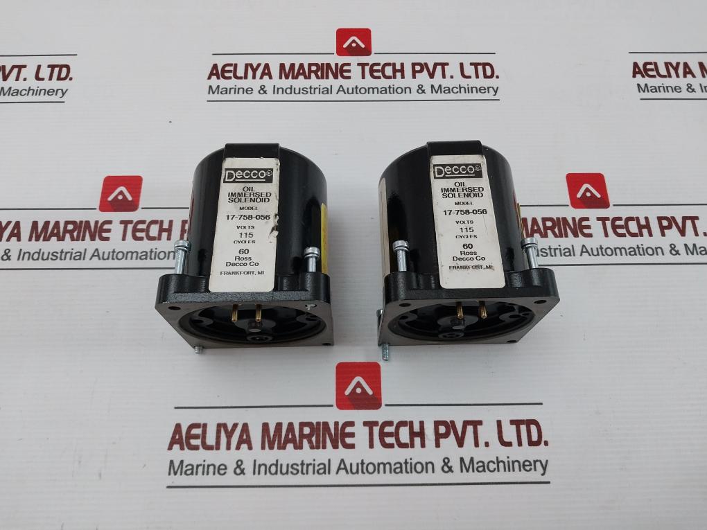 Decco 17-758-056 Oil Immersed Solenoid Valve 115V