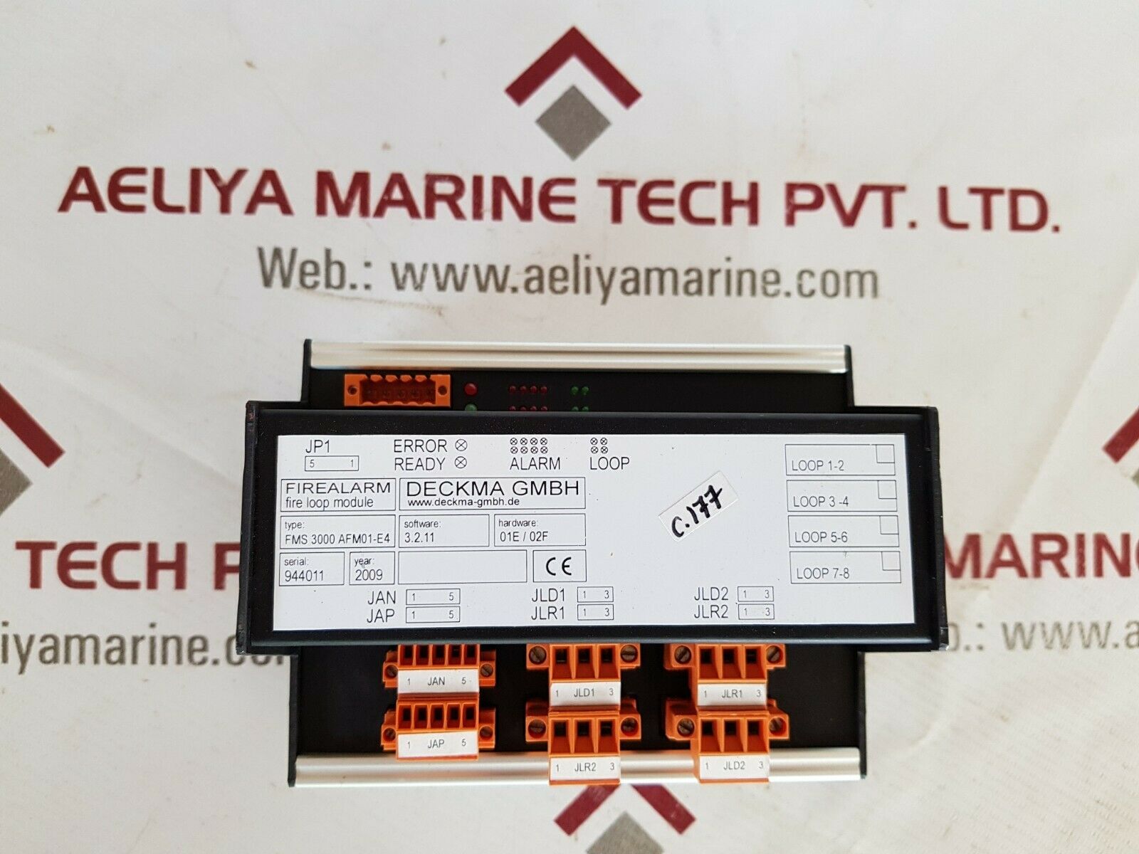 Deckma Fms 3000 Afm01-e4 Firealarm Fire Loop Module 3.2.11