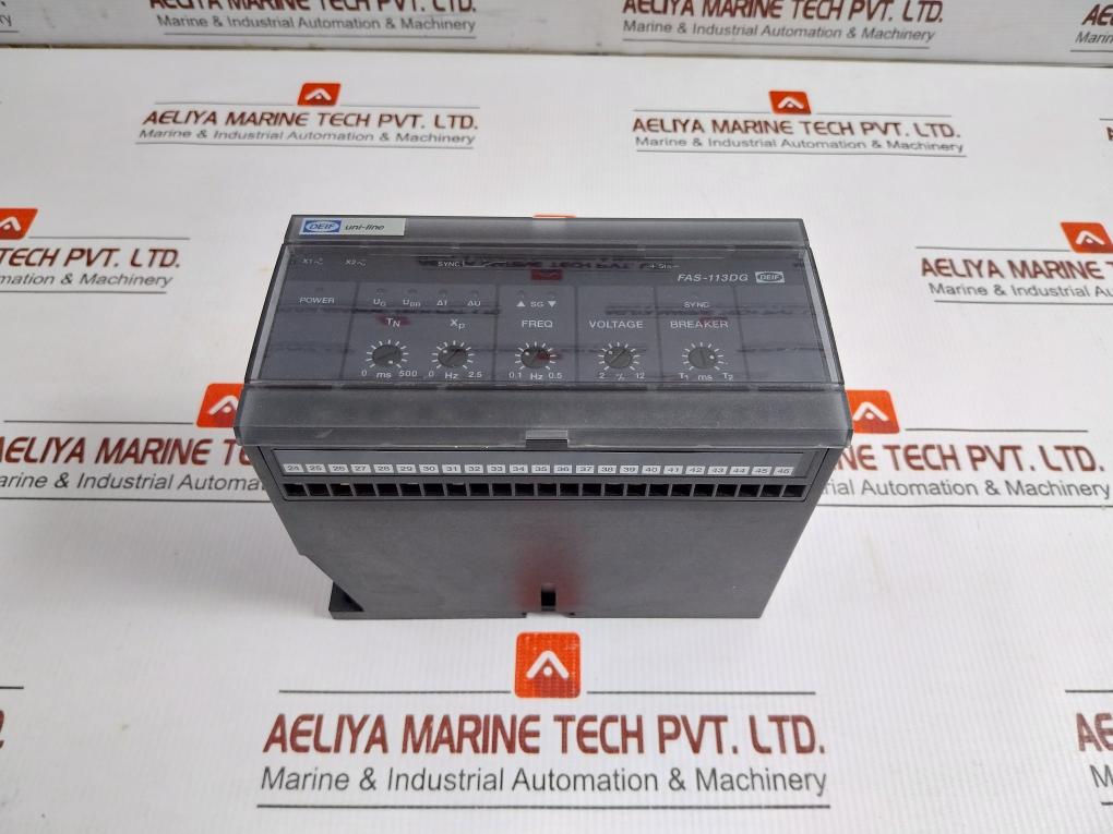 Deif-110Vac-60Hz-390158-0008-Automatic-Synchronizer-Controller-Fas-113Dg-208437-1