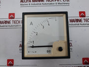 Deif 0-4A / 0-8A Ammeter, Dual Range Eq96-x, 400011368 40, 4/8A