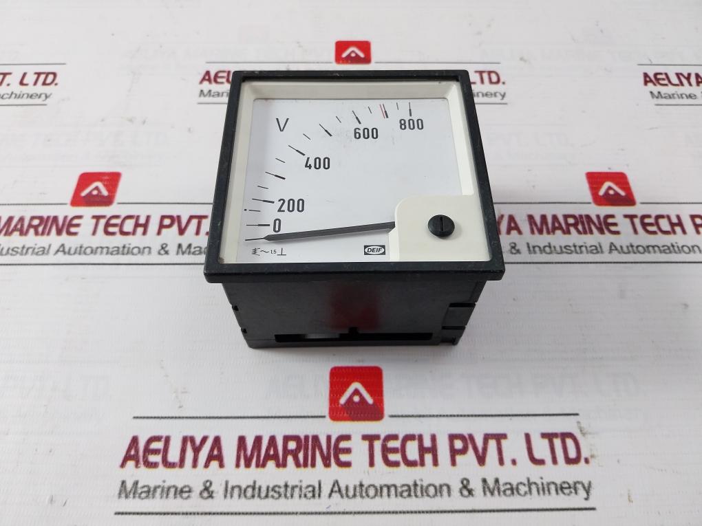 Deif 0-800V Voltmeter 1.5 600Vmax