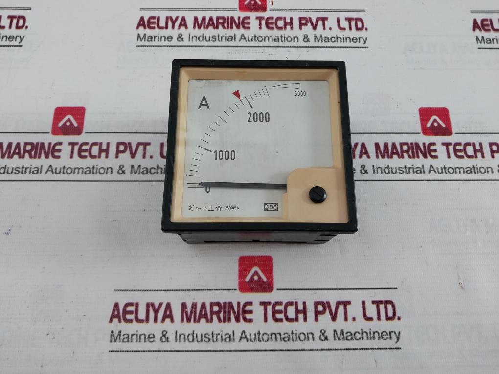 Deif Analog Ammeter 2500/5A 0 To 2500/5000 A