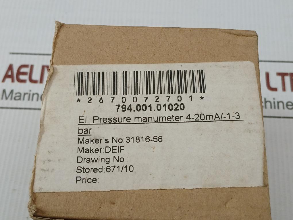 Deif Analog Panel Meter Dq72-X