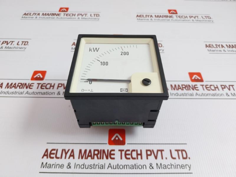 Deif Analog Wattmeter 0-200 Kw Part No. Dq96-X