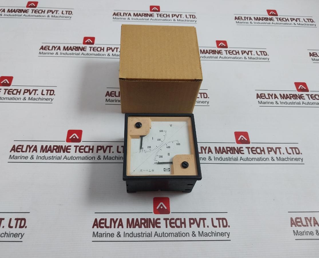 Deif Double Voltmeter 0-600 V