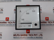 Deif Eq96-x Analog Ammeter 0-1500A Used