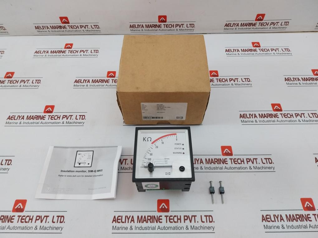 New Insulation Monitor Sim-Q Mkii 230v Ac By Deif - 1Ma