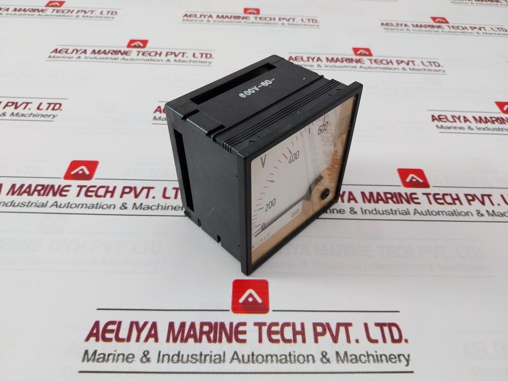 Deif 0-600V Analog Voltmeter 11366-2 ~1.5