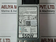 Dell D550E-s0 Switching Power Supply Kcc-rem-dvp-d550E-s0 Rev: A02 100-240V 550W