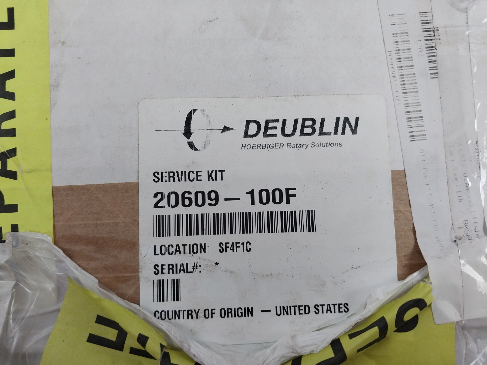 Deublin 30182002-501 Swivel Packing O-ring, Seal Face Kit For Motor Housing Assy