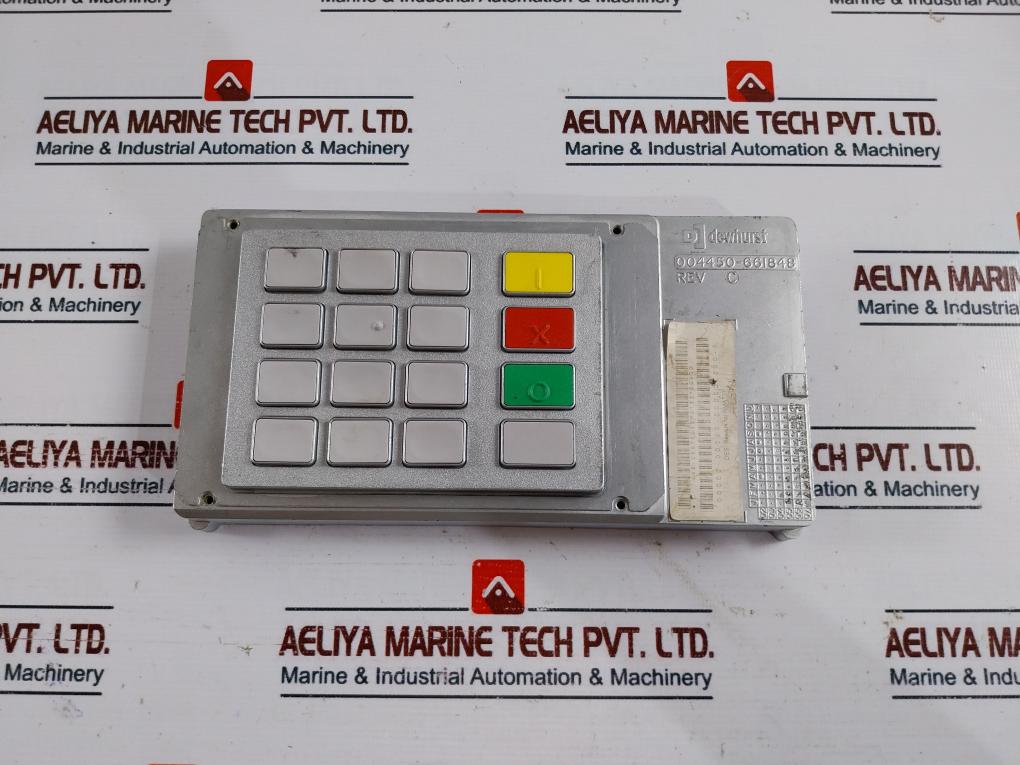 Dewhurst 004450-661848 Ncr Epp Atm Machine Keyboard Rev C Used