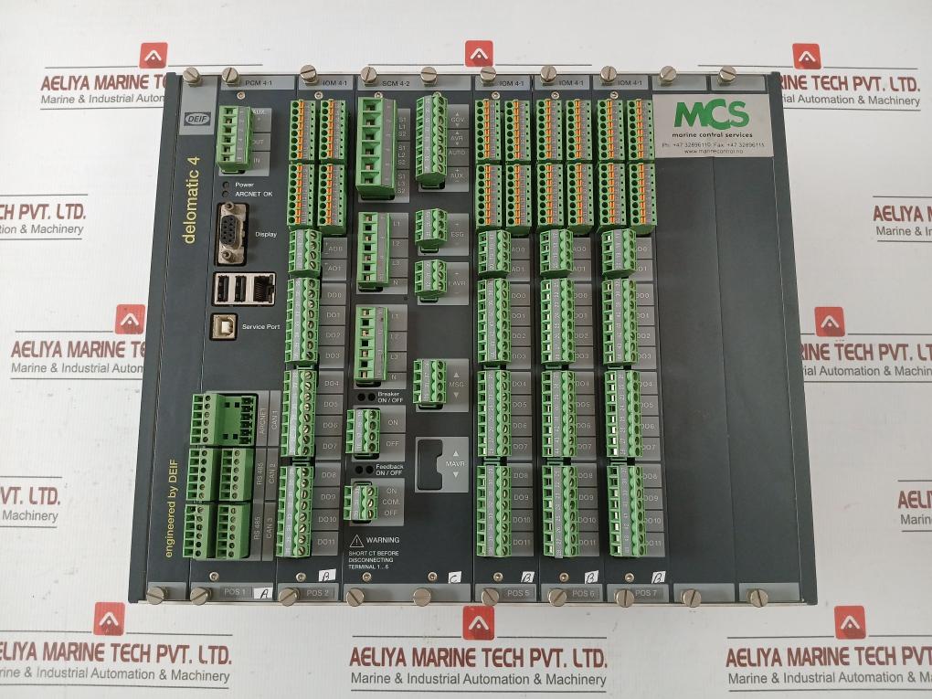 Dgu 0008 Delomatic 4 Control Panel Input 0-10v/0-20ma By Deif -6.060 Kg