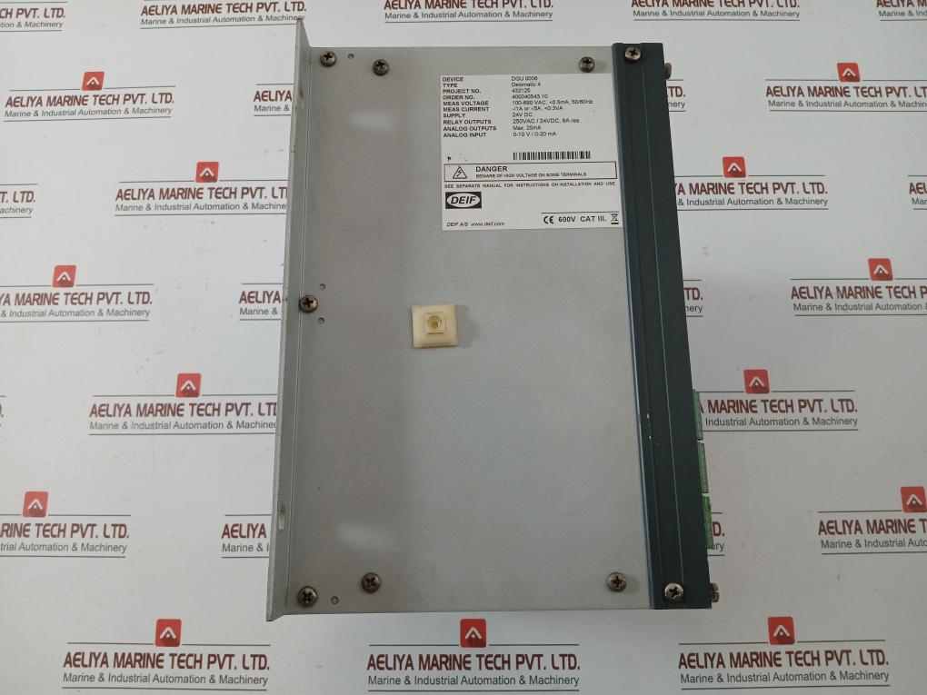 Dgu 0008 Delomatic 4 Control Panel Input 0-10v/0-20ma By Deif -6.060 Kg
