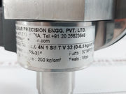 Differential Pressure Gauge By Hirlekar Precision Part No. 200 Dgr Gs S 4.0 4n 1 Ss T V 32
