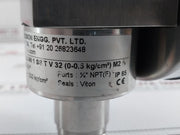 Differential Pressure Gauge By Hirlekar Precision Part No. 200 Dgr Gs S 4.0 4n 1 Ss T V 32
