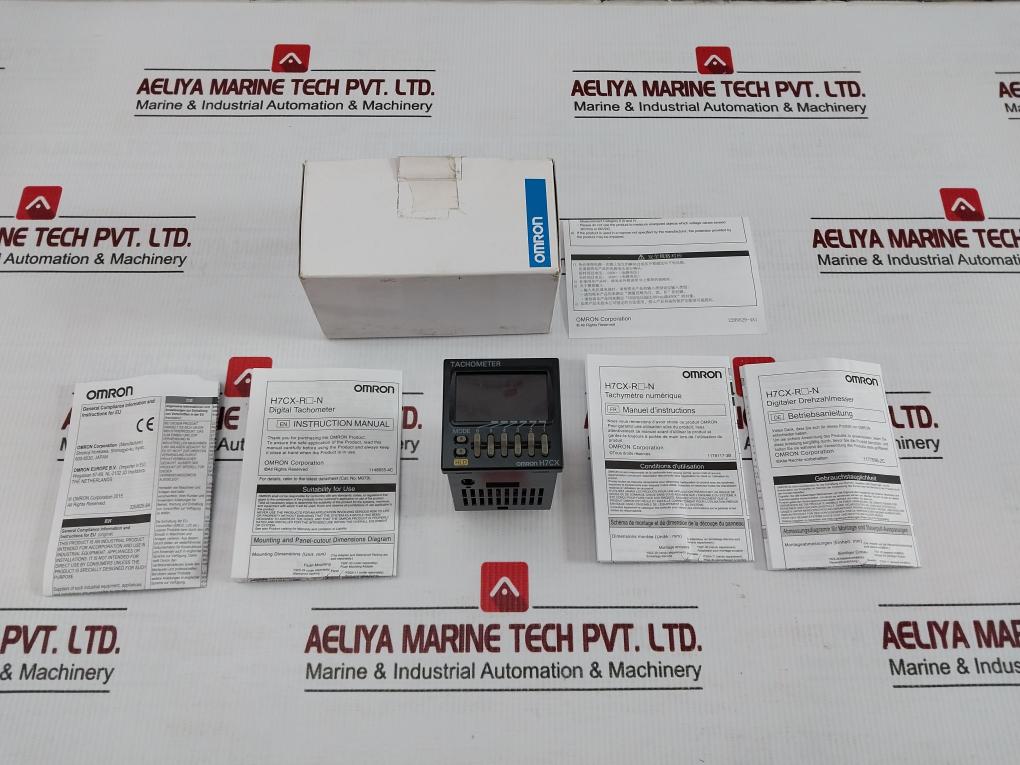 Digital-Tachometer-By-Omron-24v-Ac-50-60hz-H7cx-R11d1-N-1