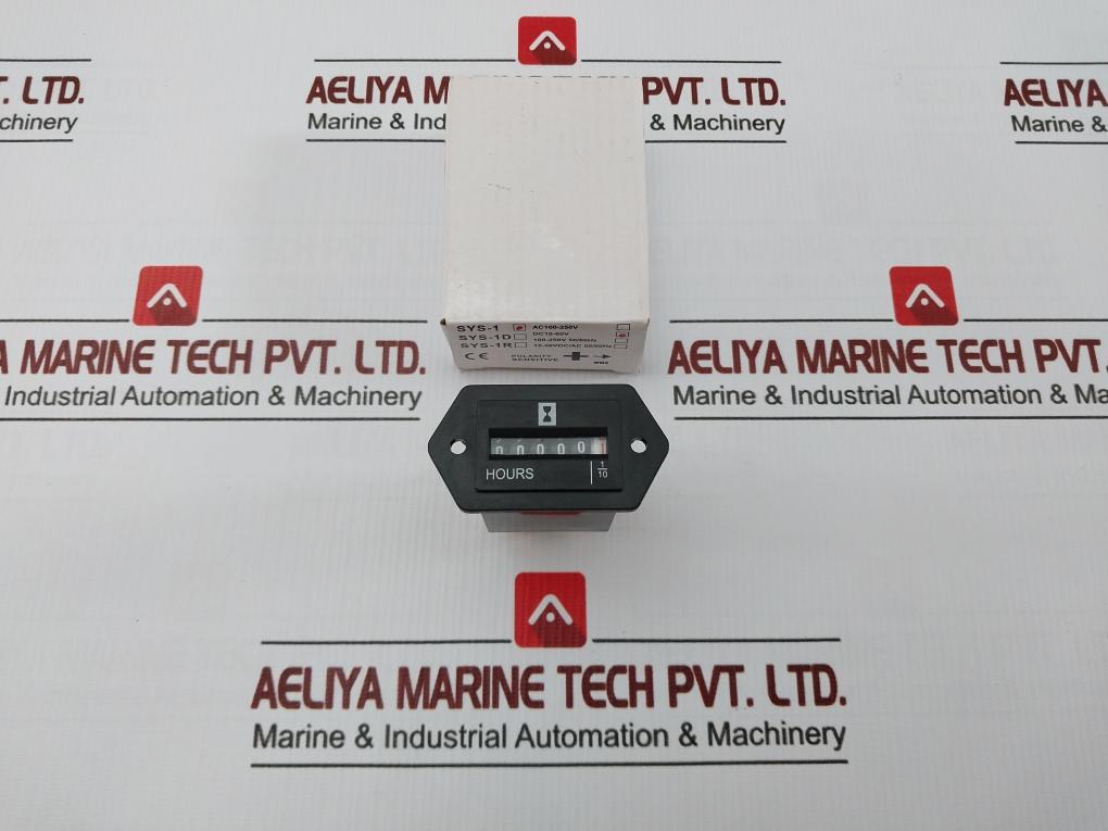 Digital Hour Meter 10–80 V Dc Sys-1