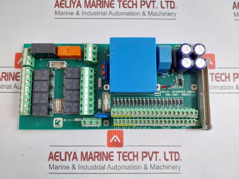 Digital Input No Pt100 Relay Interface Board 20ma Sabroe Sag. 3367 890517