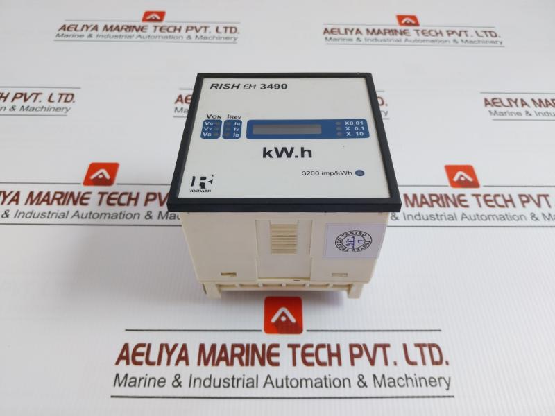 Digital Metering System 60 Hz Rish Em 3490 Rishabh