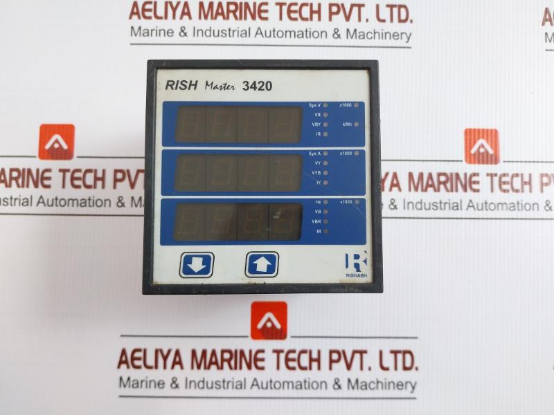 Digital Multifunction Meter 300v Rish Master 3420-416-M Rishabh
