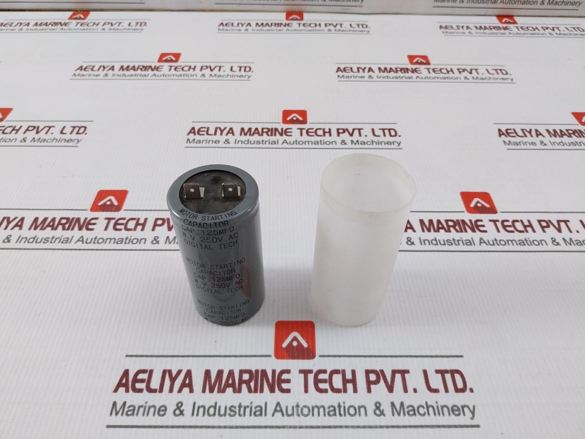 Digital Tech Motor Starting Capacitor 125 Mfd 250V Ac