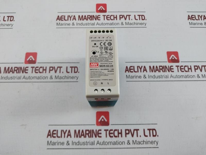 Din Rail Power Supply Well Enterprises Mdr-60-24 Mean