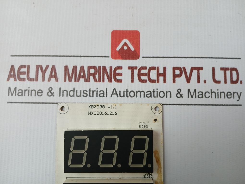 Display Control Printed Kb7038 V1.1 Wxc20161216 Circuit Board