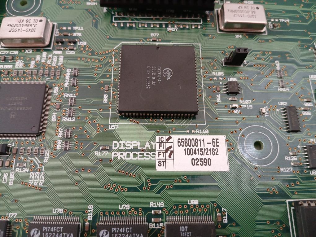 Display Processor Pcb Board Part No 65800811-6e