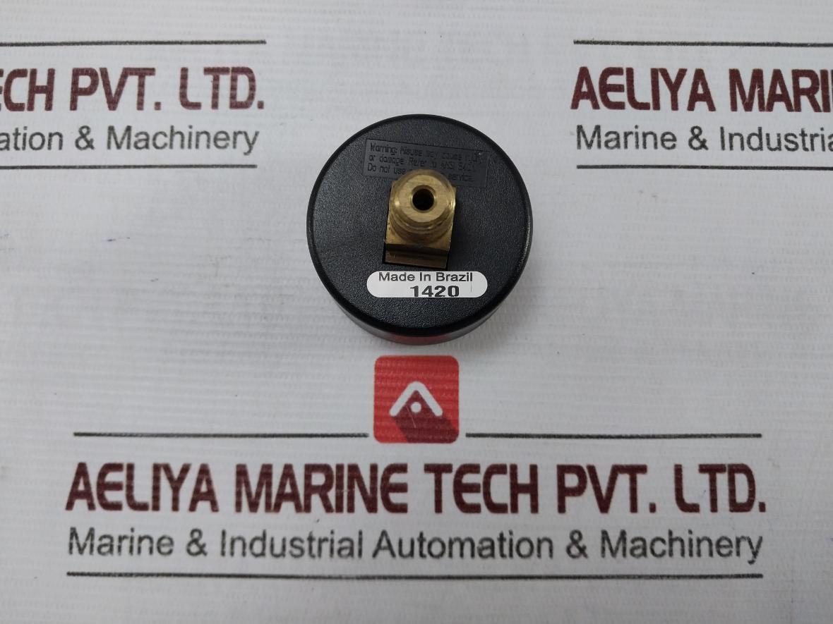 Dixon Gc230 Abs Standard Dry Center Back Mount Gauge 0-160 Psi