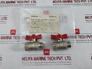 Dn15 Bd339178 Ball Valve  Male X Fem 1/2” Pn50