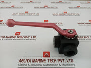 Dn 20 3/4 Bsp Rotelmann 2-Way Ball Valve In Used