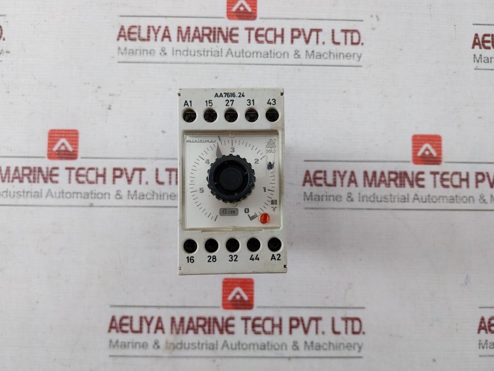 Dold Aa7616.24 Minitimer Ac50/60Hz 220V 0.2S-60H 4A 2A/Ac400V 0-6M Vde 0110