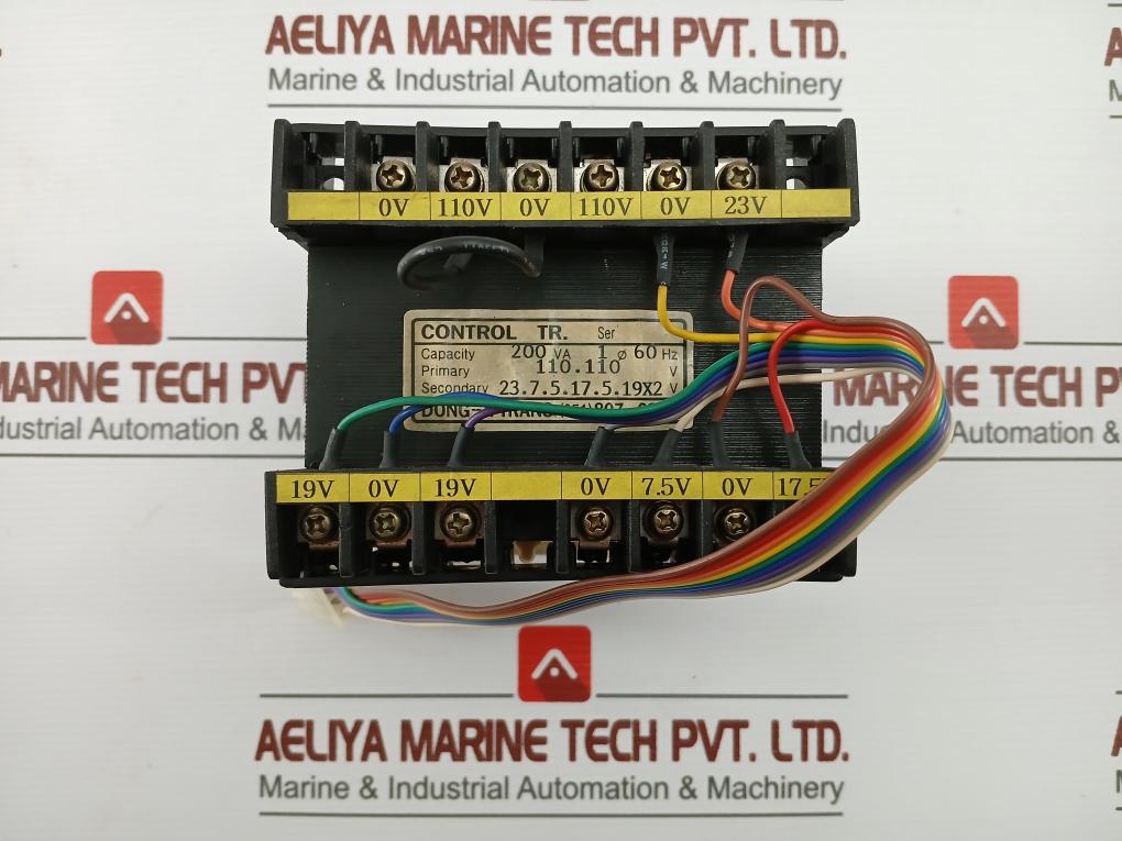 Dong-a Control Transformer 200 Va 60 Hz Used