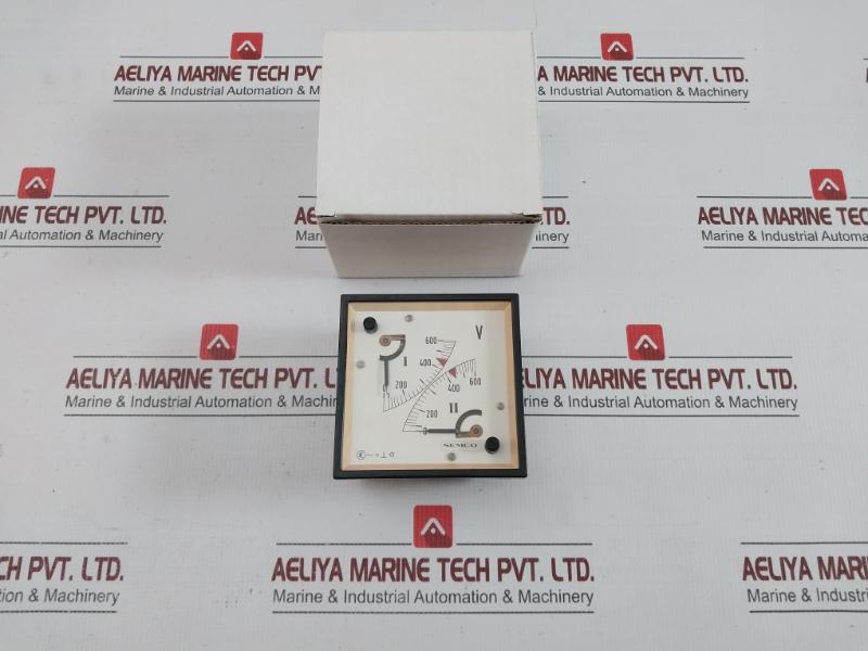 Double Voltmeter Semco 0-600 V