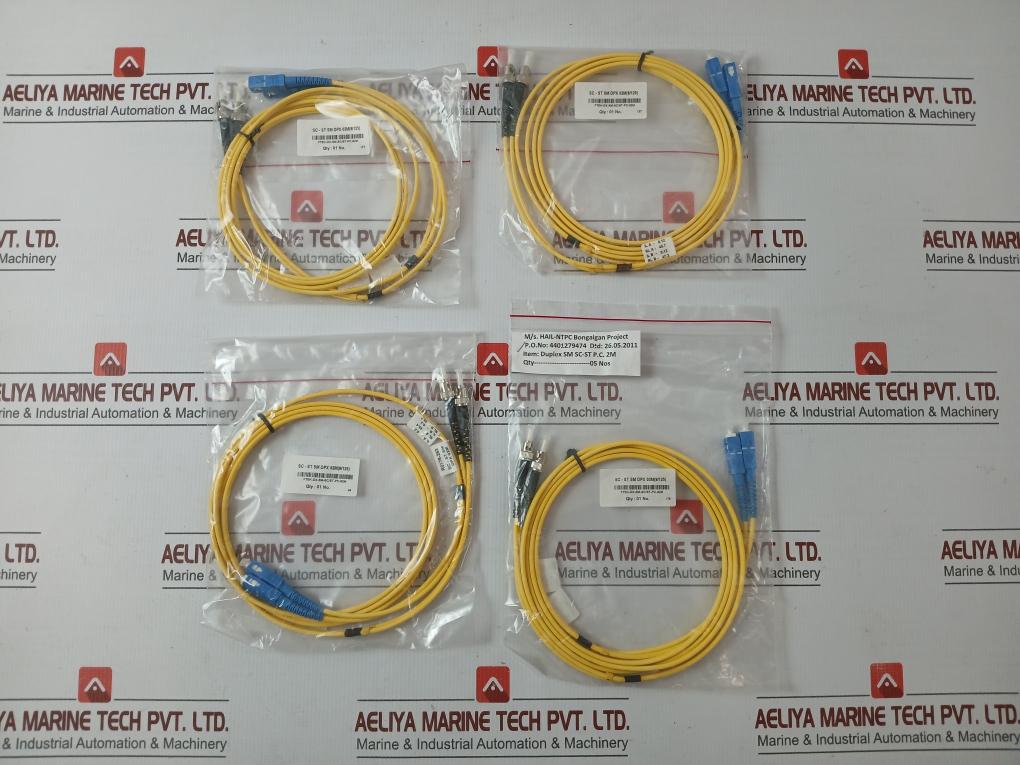 Dpx 02m (9/125) Fiber Optic Patch Cable Set Ftek-Dx-Sm-Sc/St-Pc-02m Sc-St Sm