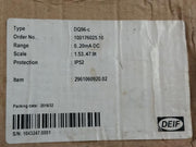 Dq96-C By Deif  Moving-Coil Panel Meter Scale: 1.53..47.9t