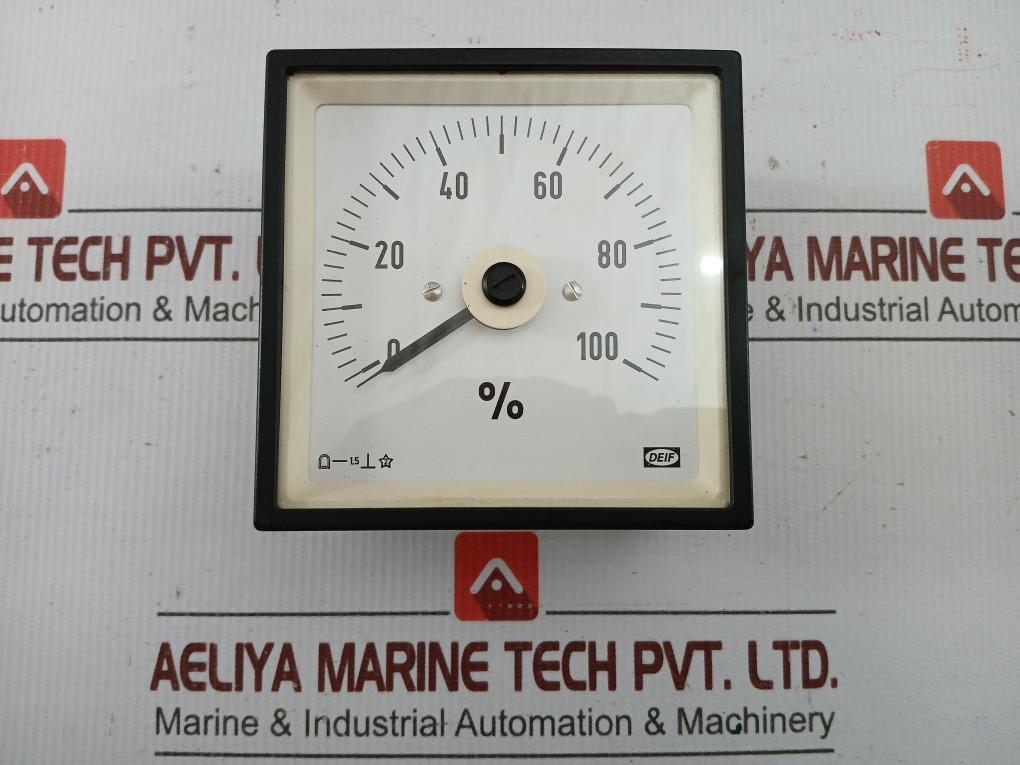 Dq96-C Panel Meter 0-100% By Deif In Used Condition