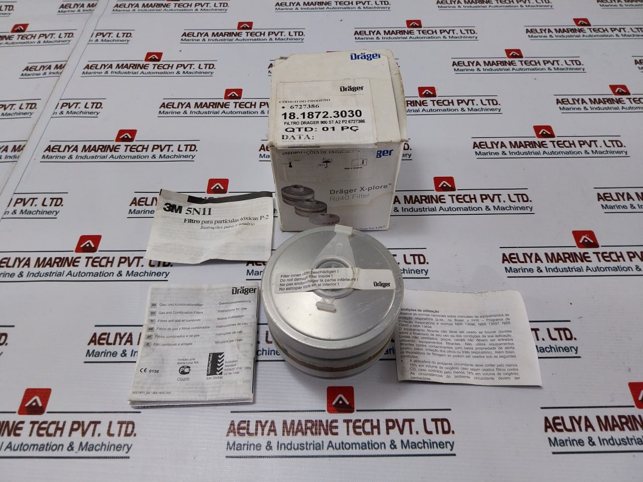 Drager 940 Gas Combination Filter 900 A2P2