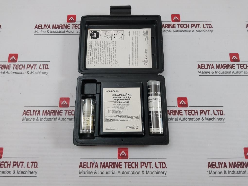 Drewplex Ox Corrosion Inhibitor Ampoule Test Kit Drew Marine 0387010