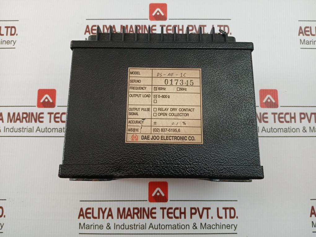 Ds-Af-1c V Dae Joo Frequency Transducer 4-20ma 55/65hz Ac 30-300v
