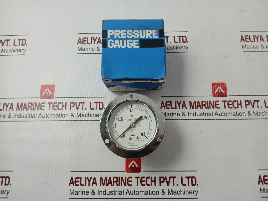 Du-1-4-V-Pressure-Guage-0-0-2-Mpa-60Mm-Daito-Keiki-Seisakusho-209300-1