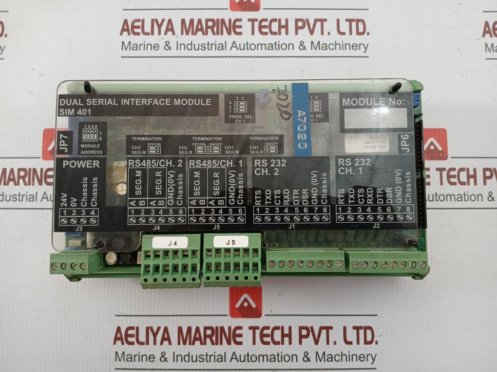Dual Serial Interface Module BY LYNGSO MARINE SIM 401 REV. 03