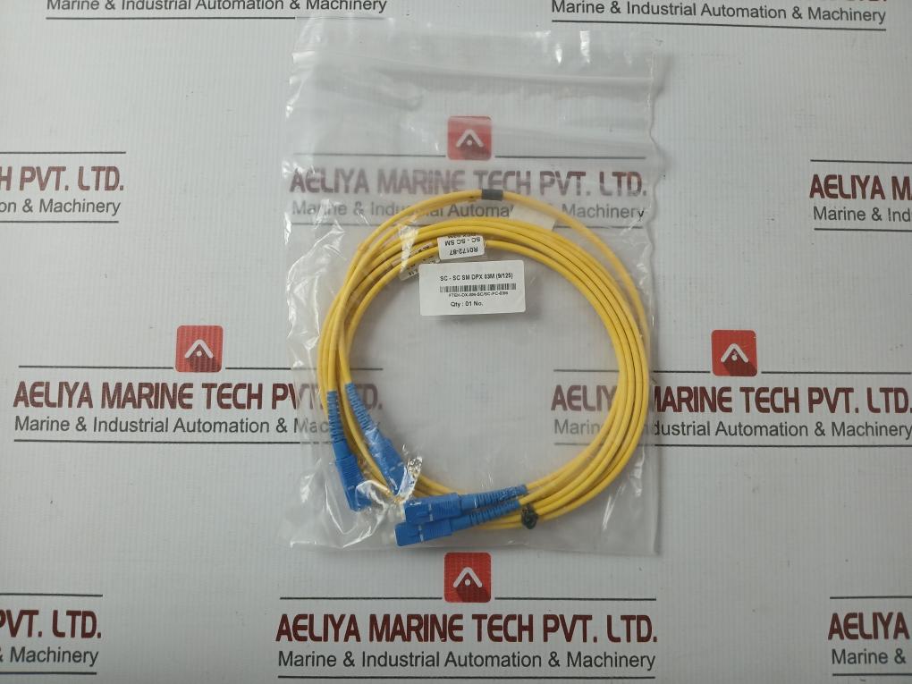 Duplex Fiber Optic Patch Cable Sc-Sc Sm Dpx 03m (9/125) In New