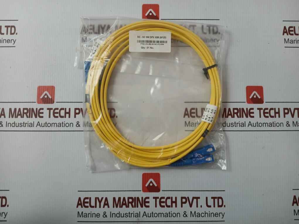 New Condition Sc-sc Sm Dpx 03M (9/125) Duplex Fiber Optic Patch Cable