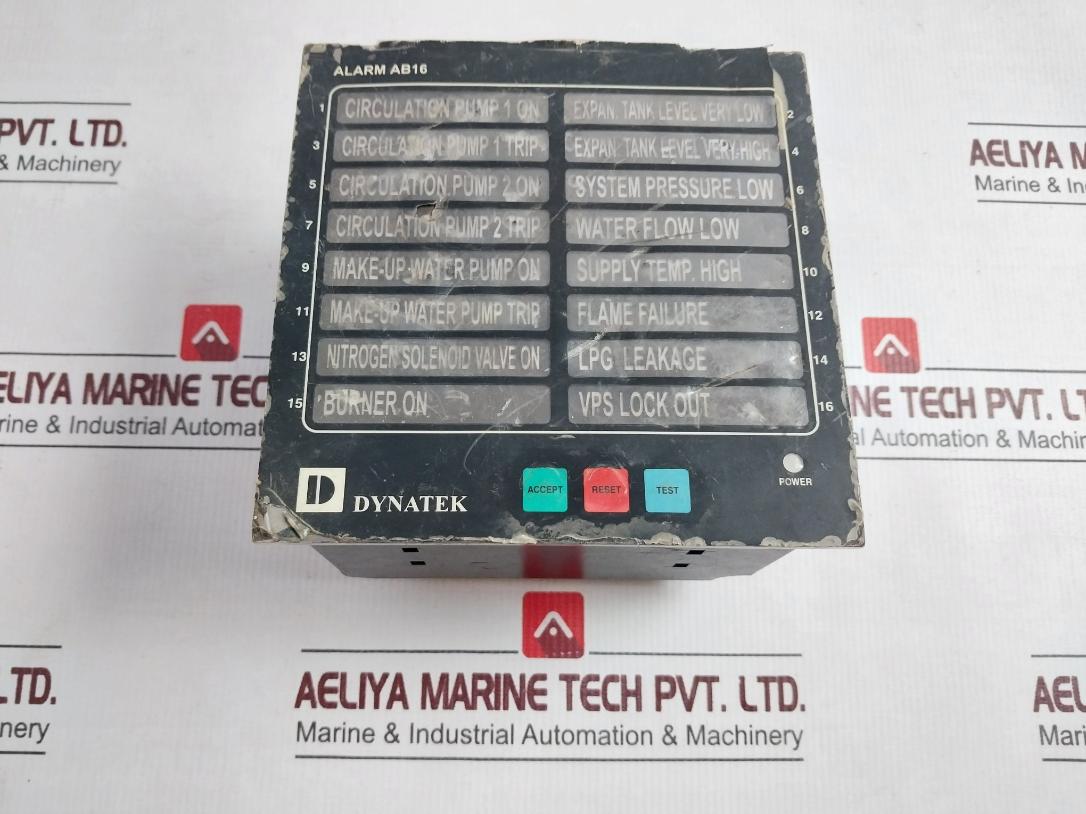 Dynatek Ab-16 Alarm Annunciator 230Vac 100Ma